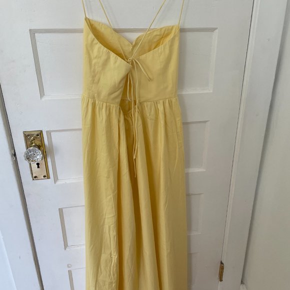 Reformation Yellow Midi Dress - Picture 8 of 11